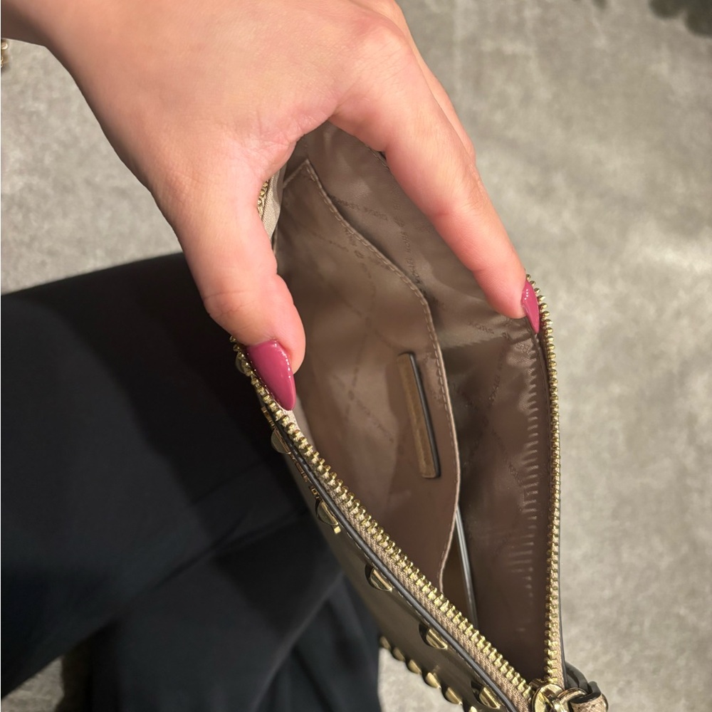 Michael Kors Clutch with Gold Studs - Picture 3 of 3